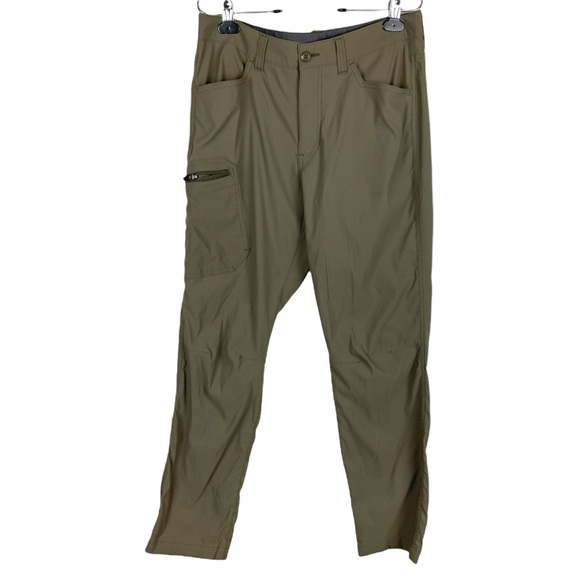 Eddie Bauer Men's Olive Cargo Hiking Pants 32x32